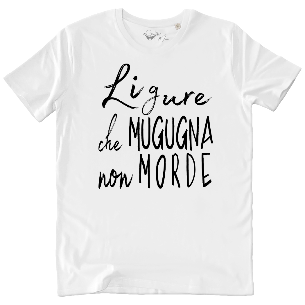 T-SHIRT UNISEX - LIGURE CHE MUGUGNA bianca